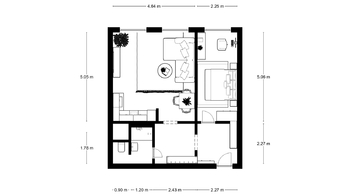 Prodej bytu 2+kk v družstevním vlastnictví 49 m², Teplice