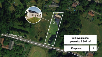 Prodej pozemku 2867 m², Ústí nad Orlicí
