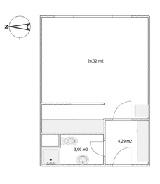 Pronájem bytu 1+kk v družstevním vlastnictví 35 m², Praha 5 - Stodůlky