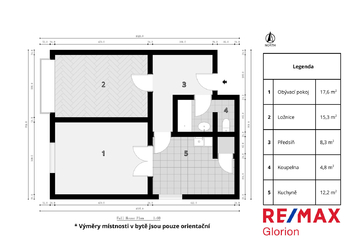 Prodej bytu 2+1 v osobním vlastnictví 72 m², Ostrov