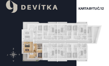 Prodej bytu 3+kk v osobním vlastnictví 95 m², Ševětín