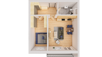 Prodej bytu 2+kk v osobním vlastnictví 67 m², Ševětín