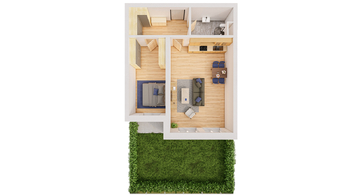 Prodej bytu 2+kk v osobním vlastnictví 95 m², Ševětín