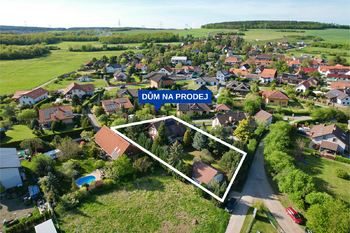 Pohled z dronu - Prodej domu 172 m², Štěchovice