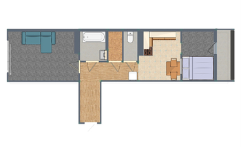 Prodej bytu 2+kk v osobním vlastnictví 58 m², Praha 9 - Libeň