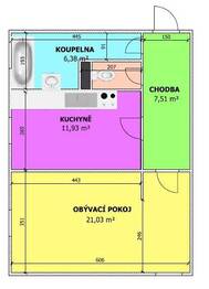 Pronájem bytu 1+1 v osobním vlastnictví 56 m², Třeboň