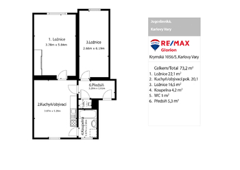 Prodej bytu 3+kk v osobním vlastnictví 82 m², Karlovy Vary