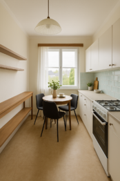 vizualizace kuchyně - Prodej bytu 2+1 v osobním vlastnictví 59 m², Turnov