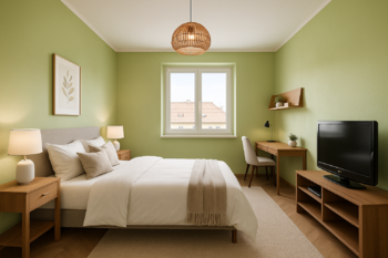 vizualizace ložnice - Prodej bytu 2+1 v osobním vlastnictví 59 m², Turnov