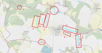 Prodej pozemku 52606 m², Radkov