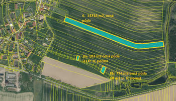 Prodej pozemku 52606 m², Radkov