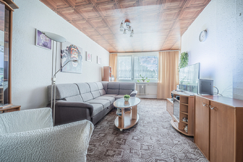 obývací pokoj - Prodej bytu 3+1 v osobním vlastnictví 57 m², Kladno