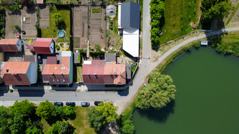 Letecký pohled - Prodej domu 96 m², Dubňany 