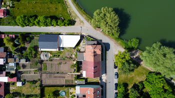 Letecký pohled - Prodej domu 96 m², Dubňany