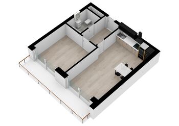 Pronájem bytu 2+kk v osobním vlastnictví 47 m², Plzeň