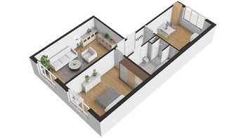 Prodej bytu 2+1 v osobním vlastnictví 59 m², Chomutov