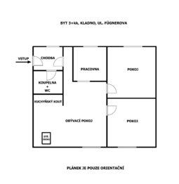 Prodej bytu 3+kk v osobním vlastnictví 112 m², Kladno