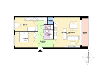 Pronájem bytu 3+kk v osobním vlastnictví 75 m², Praha 5 - Stodůlky
