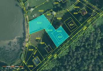 katastrální mapa - Prodej chaty / chalupy 46 m², Křemže