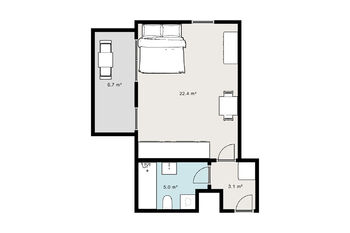 Prodej bytu 1+kk v osobním vlastnictví 39 m², Praha 5 - Stodůlky