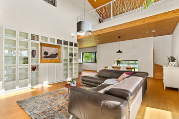 Obývací pokoj - Prodej domu 241 m², Sluštice