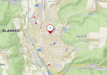 Pronájem bytu 1+kk v osobním vlastnictví 25 m², Blansko