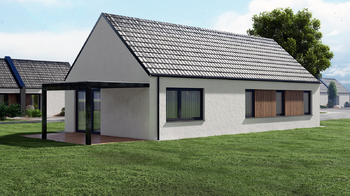 vizualizace domu - Prodej domu 79 m², Koloveč