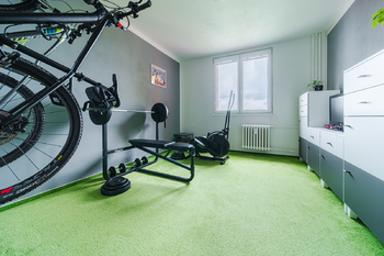 Posilovna - Prodej bytu 3+1 v družstevním vlastnictví 73 m², Ostrava
