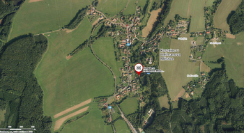 mapa - Prodej domu 415 m², Kostelec u Heřmanova Městce