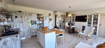 Obývací pokoj s kuchyní - Prodej domu 65 m², Ruprechtov