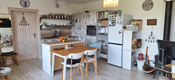 Obývací pokoj s kuchyní - Prodej domu 65 m², Ruprechtov