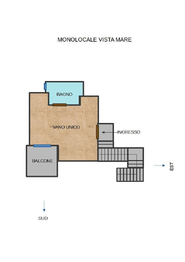 Prodej bytu 1+kk v osobním vlastnictví 41 m², Silvi