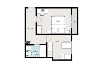 Prodej bytu 2+kk v osobním vlastnictví 34 m², Ralsko