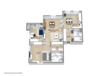 Prodej bytu 3+1 v osobním vlastnictví 118 m², Karlovy Vary