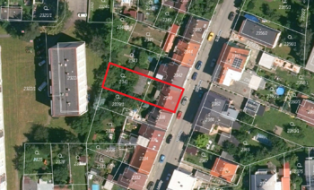 katastrální mapa - Prodej domu 93 m², České Budějovice