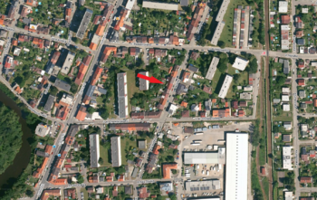letecká mapa - Prodej domu 93 m², České Budějovice