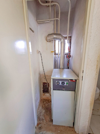 plynový kotel - Prodej domu 93 m², České Budějovice