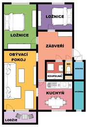 Prodej bytu 3+1 v družstevním vlastnictví 114 m², Střemy