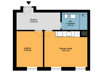 Prodej bytu 2+kk v osobním vlastnictví 46 m², Abertamy