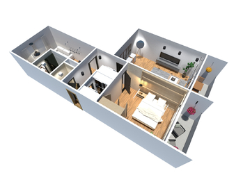 Prodej bytu 2+1 v osobním vlastnictví 57 m², Chomutov