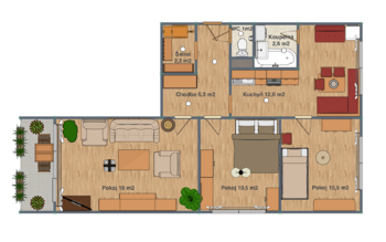 Prodej bytu 3+1 v osobním vlastnictví 63 m², Chomutov