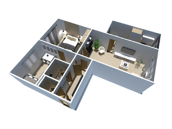 Prodej bytu 3+1 v osobním vlastnictví 65 m², Klášterec nad Ohří