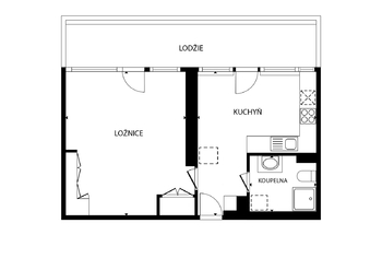 Pronájem bytu 1+1 v osobním vlastnictví 41 m², Praha 4 - Krč