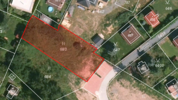 Pronájem pozemku 808 m², Černolice