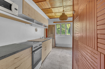 Prodej rodinného domu, Sopotnice - kuchyň v 1. NP - Prodej domu 152 m², Sopotnice