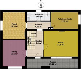 2.N.P. - Prodej chaty / chalupy 255 m², Krásná Hora nad Vltavou