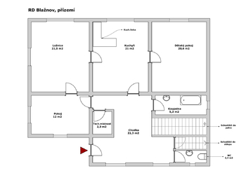 Prodej domu 200 m², Křešín