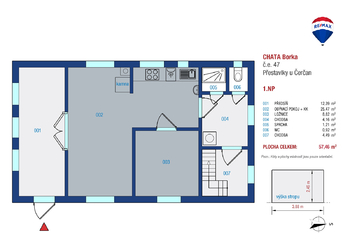 Prodej chaty / chalupy 80 m², Přestavlky u Čerčan