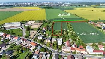 Prodej pozemku 12631 m², Olomouc