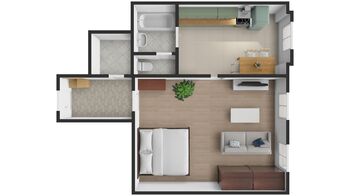 Pronájem bytu 2+kk v osobním vlastnictví 49 m², Praha 2 - Nové Město